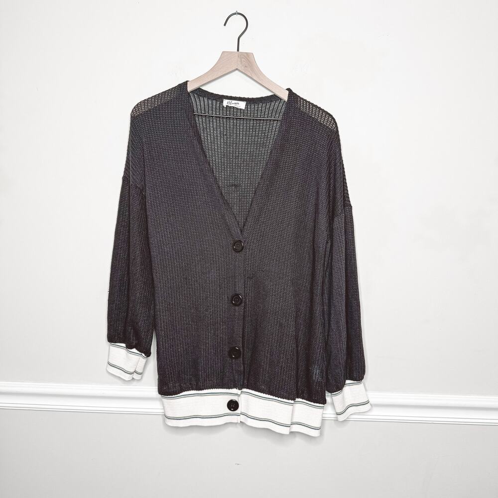 Blumin Apparel Black Lightweight Cardigan